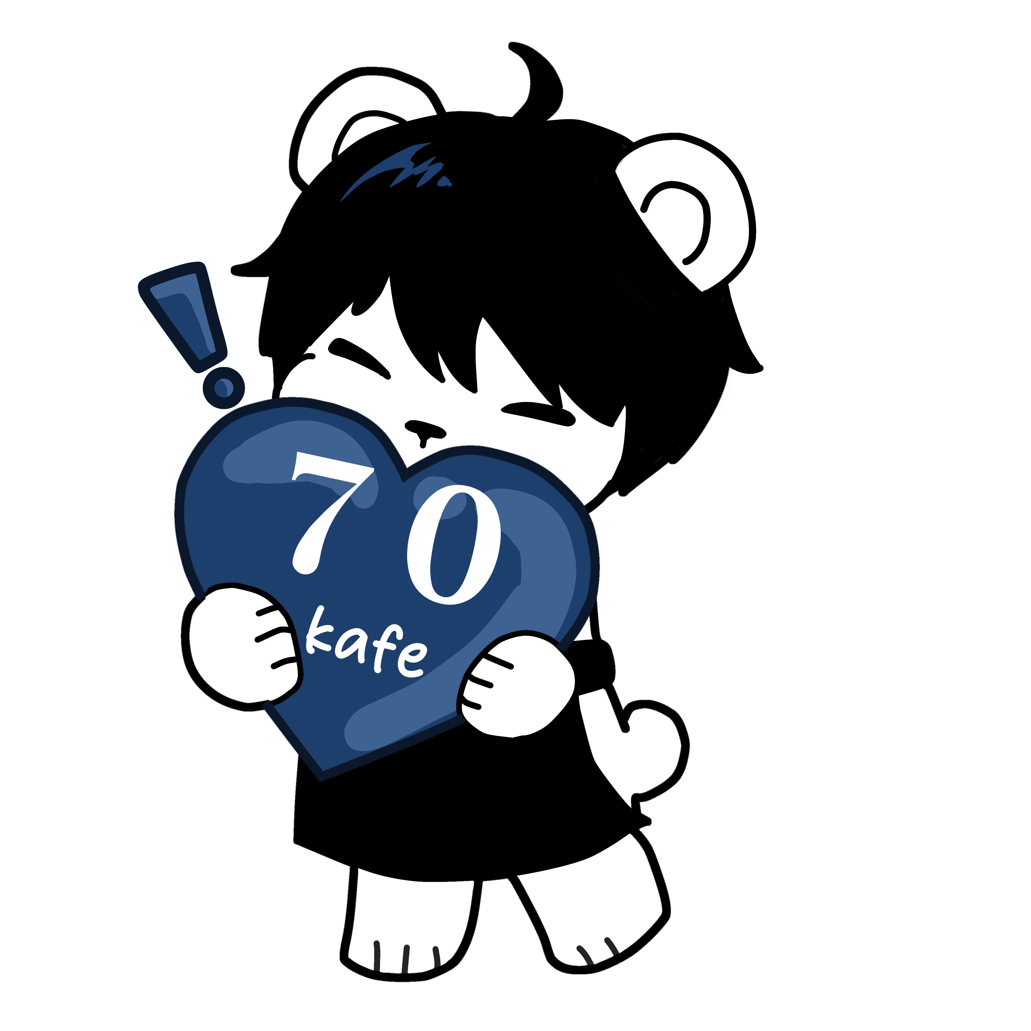 70kafe mascot